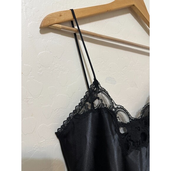 Vintage Body Chic Womans Y2K Lace Tank Top Size S/M Whimsigoth Witchy Emo 90s - Picture 8 of 14